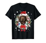 Sussex Spaniel Christmas Wreath Decoration Xmas Pajamas T-Shirt