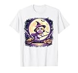 Cute Shih Tzu Halloween Costume Shirt Dog Lover Women Girls T-Shirt