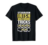 Irish Wolfhound Stubborn Tricks Gift T-Shirt