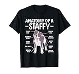 Anatomy Of A Staffy Staffordshire Bull Terrier T-Shirt