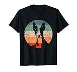 Retro Dog Silhouette - Vintage Ibizan Hound T-Shirt for Men Women