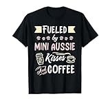 Mini Aussie Mom Australian Shepherd Dog Coffee Lover T-Shirt