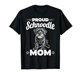 Schnoodle Snoodle Dog Breed Proud Schnoodle Mom T-Shirt