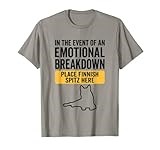 In Event Of Emotional Breakdown - Dog Finnish Spitz T-Shirt for Men Women