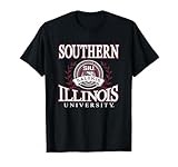 Elite Authentics Southern Illinois Salukis Laurels Officially Licensed T-Shirt - Black - Men's Small