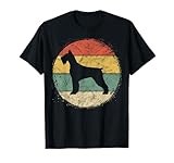 Circular Retro Schnauzer Owner Gift Standard Giant Dog Mom T-Shirt