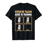 Coton de Tulear Owner Gift Unisex-Adults Dog Themed T-Shirt Black Small