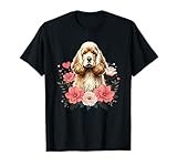 Roses Flowers English Cocker Spaniel T-Shirt