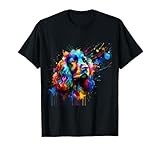 Splash Art Irish Water Spaniel T-Shirt
