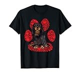 English Toy Spaniel Valentines Day Dog Love Paw T-Shirt for Men Women