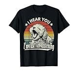 Yawn Maltipoo Maltese I Hear You Im Just Not Listening Retro T-Shirt