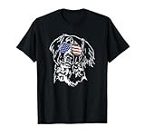 Funny Proud Small Munsterlander Pointer American Flag dog T-Shirt