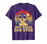 Best Morkie Dad Ever Dog Lovers Retro Vintage Men Women Kids T-Shirt