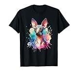 American Hairless Terrier Dog Artwork T-Shirt