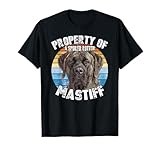 Kitana Tees Mastiff Brindle Retro Property Of T-Shirt