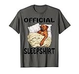 Rhodesian Ridgeback Dog Official Sleepshirt Pajamas T-Shirt for Men Women Girls Kids