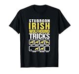 Irish Wolfhound Stubborn Tricks Gift T-Shirt